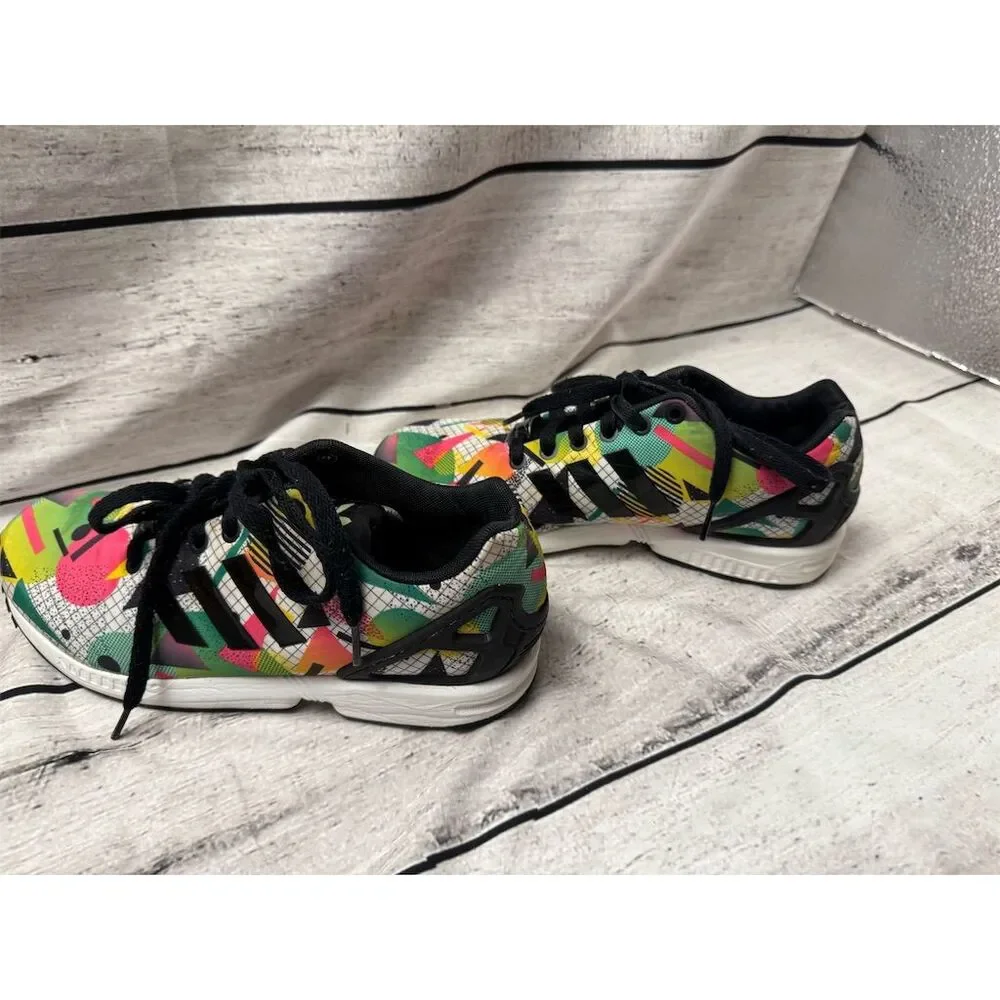 Adidas Women's ZX Flux Torsion Sneakers Multicolor Size 7.5 Sport Bright